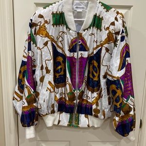 Silk jacket Versace type inspired